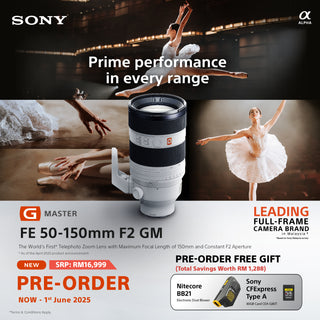 (Coming Soon)Sony FE 50-150mm f/2 GM Lens