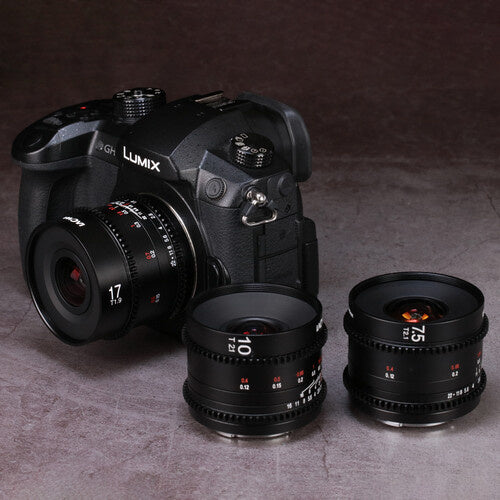 Laowa MFT Cine Prime 3-Lens Wide Bundle